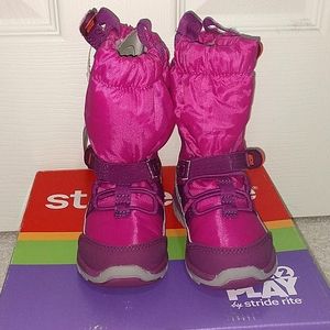 Stride Rite Snow Boots Pink US size 6